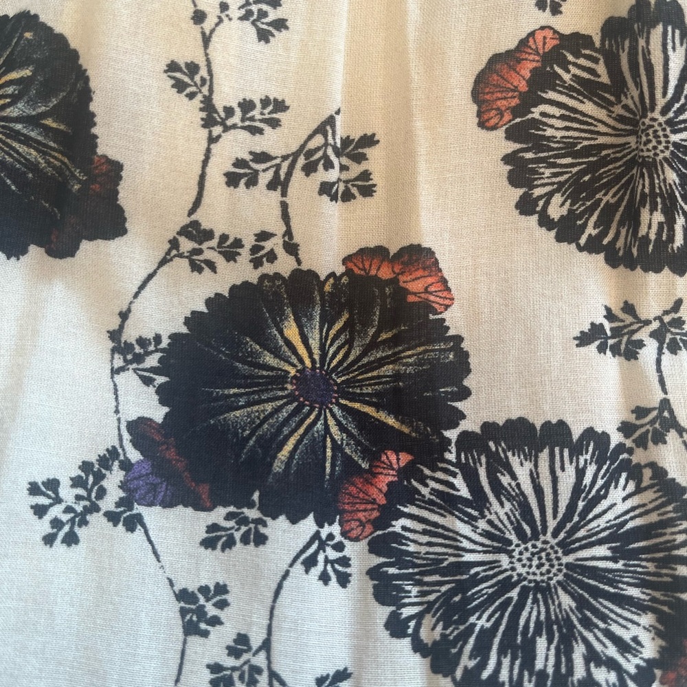 Ulla Johnson Cream and Black Floral Dress - Picture 5 of 13